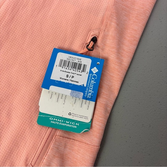Columbia NWT NEW Women's Swiftwater Falls Jacket Lightweight Peach Orange Small - Picture 10 of 15